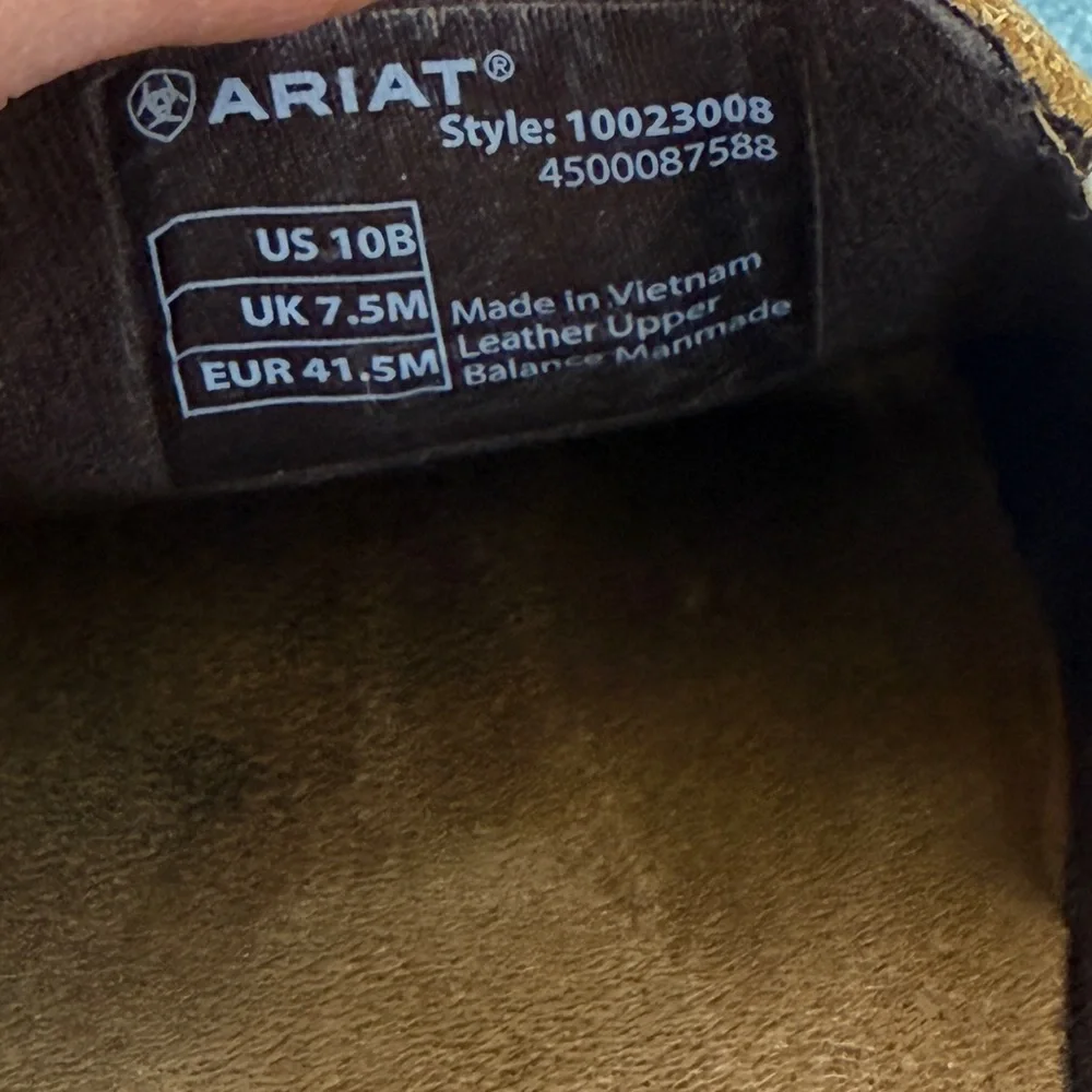 Ariat Leather Cruiser Brown Bomber Slip On
Loafer Women’s 10 - Picture 10 of 11